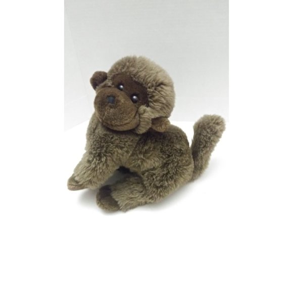 Chosun brown smiling  monkey plush Toy 10" - Picture 6 of 8